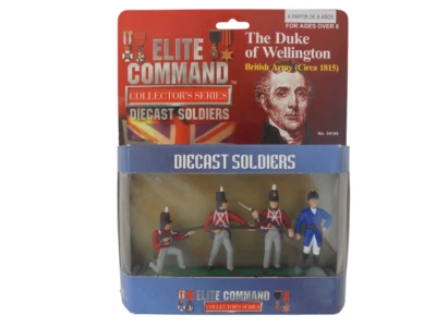 Lot 4 Figurines Elite Command Duke of Wellington Waterloo 1/32 60mm 34149 - Photo 1/3
