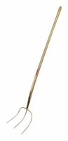 Freund Victoria Streugabel 33905 3 Zinken 26 X 20 Gold, Mit Eschenstiel