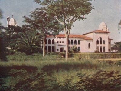Krankenhaus in Daressalam Deutsch-Ostafrika DOA Bilddokument um 1904            