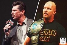 VINCE MCMAHON & STONE COLD STEVE AUSTIN  AUTOGRAPHED SIGNED WWE WWF BELT BAS JSA