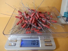 Unknown Capacitor Lot of 100 - Sample Measures 2552 pf
