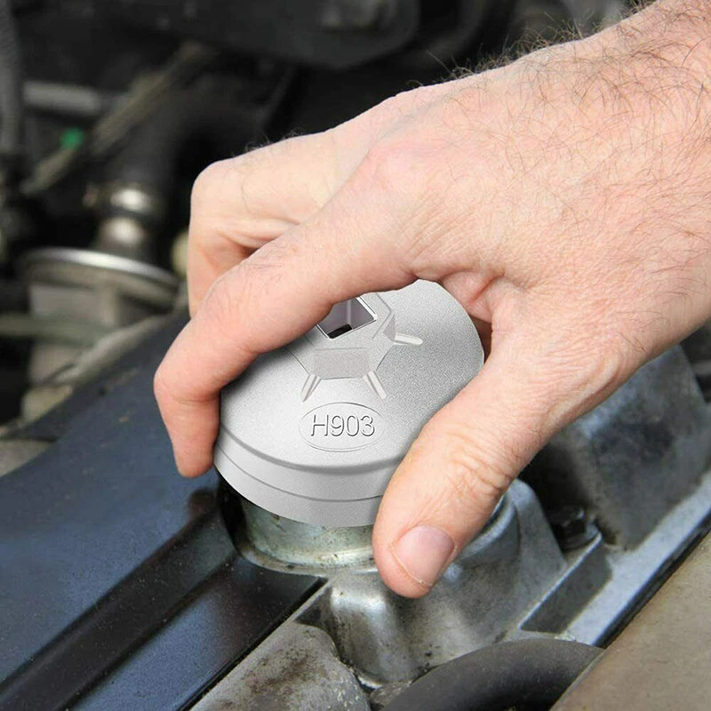 74mm x14 Ölfilterschlüssel Ölfilterkappe für VW Porsche Mercedes  