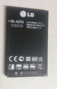 Oem Original Lg Standard Battery For Optimus Me P350 P355 Chat C550 Bl 42fn Ebay