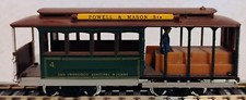 HO Scale San Francisco Trolley Car Powell and Mason St - Unpowered