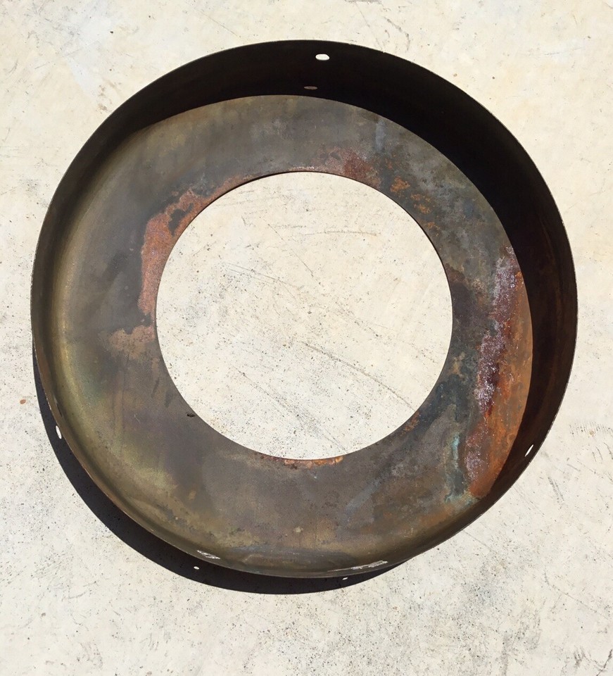 Antique Diehl 52" Ceiling Fan Bottom Cover Brass Plated Original