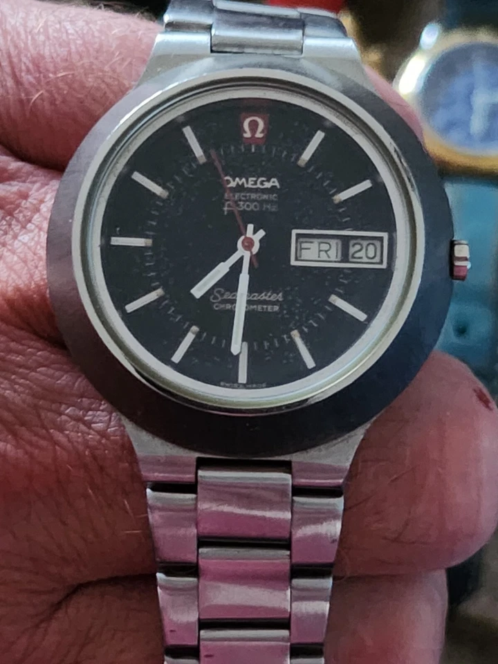 Omega Seamaster Chronometer Electronic f300Hz Stimmgabel 41mm Herren vintage - Bild 2 von 4