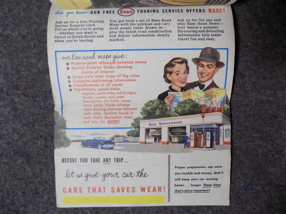 Esso Gas Service Station Mailer Johnstown PA eBay