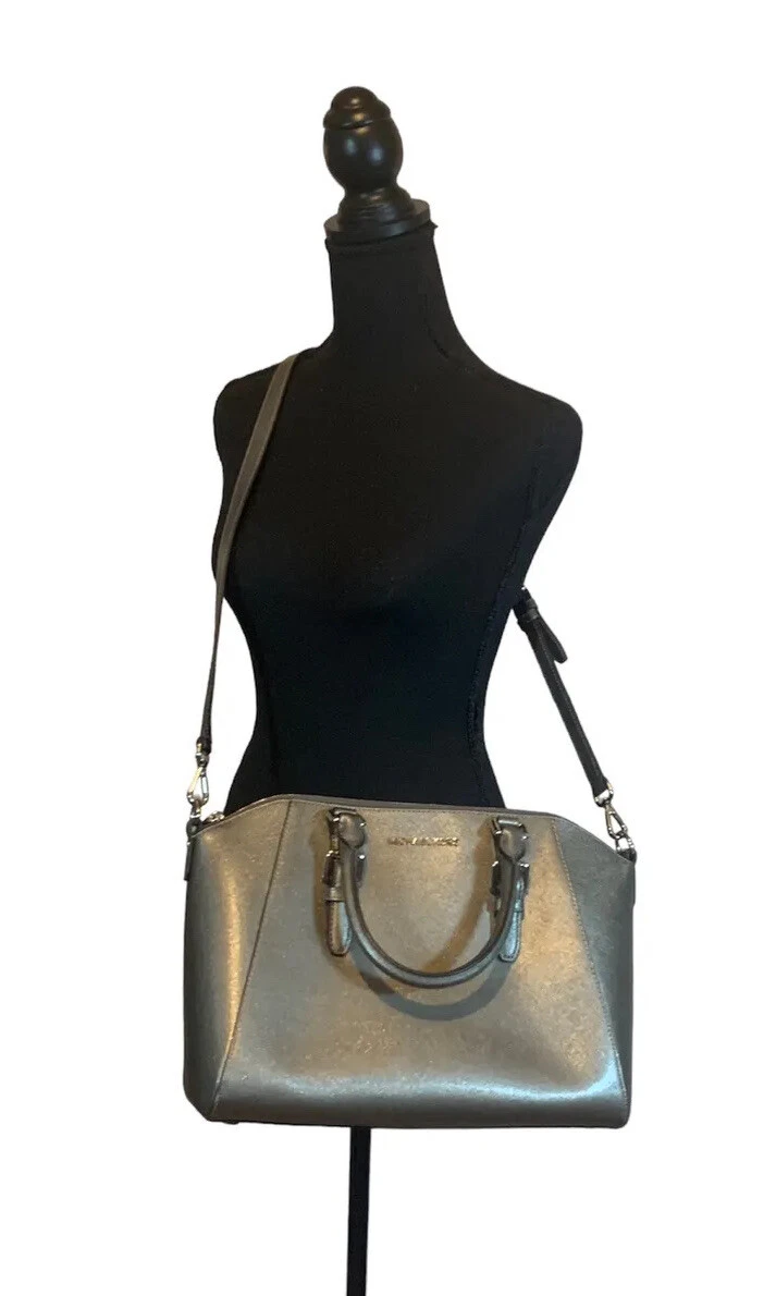 Michael Kors - Ciara Large Saffiano Leather Tote Grey