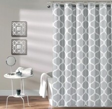 Lush Decor Washable and Durable, 72" x 72" Bathroom Shower Curtain