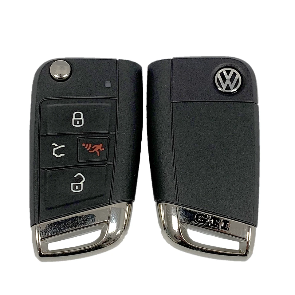 Оригинальный бесключевой пульт дистанционного управления Volkswagen GTI 4B 5G0.959.752.BD - NBGFS12A01 GTI - Изображение 2 из 4