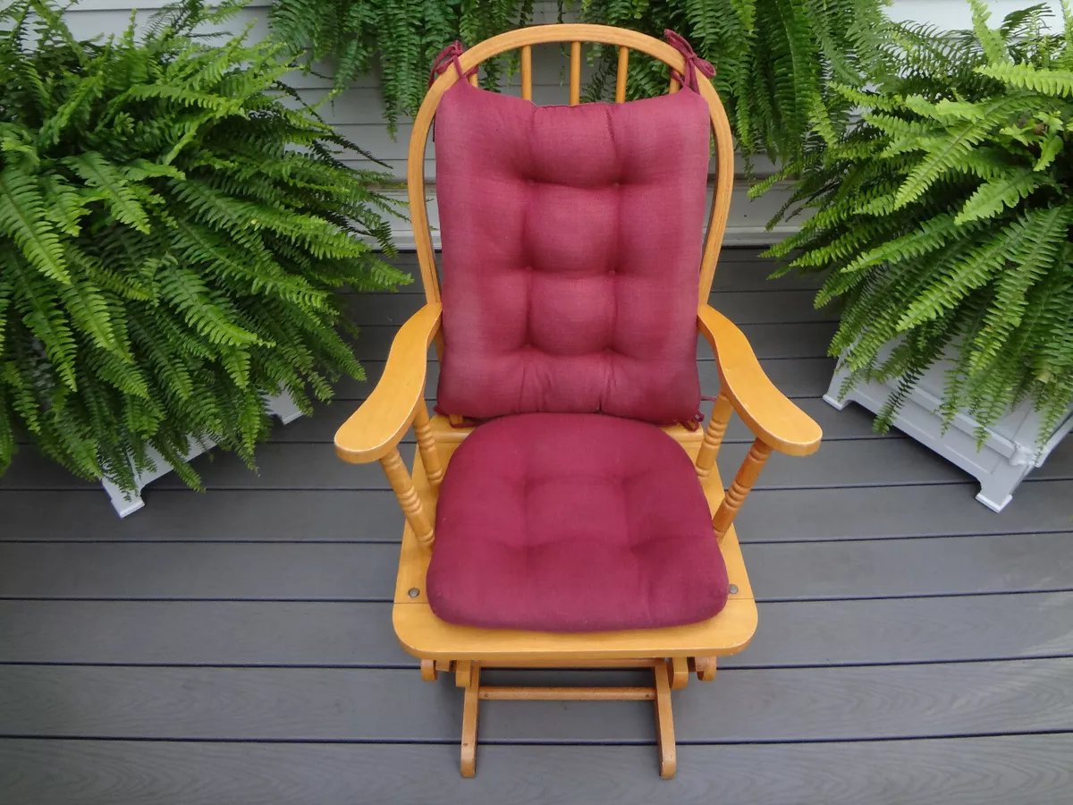 Boxed Piping Rocker Cushion Set - The Rocking Chair Company