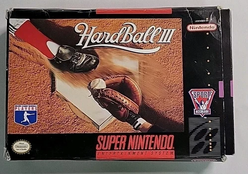 Hardball III 3  (Super Nintendo SNES) Complete in Box CIB