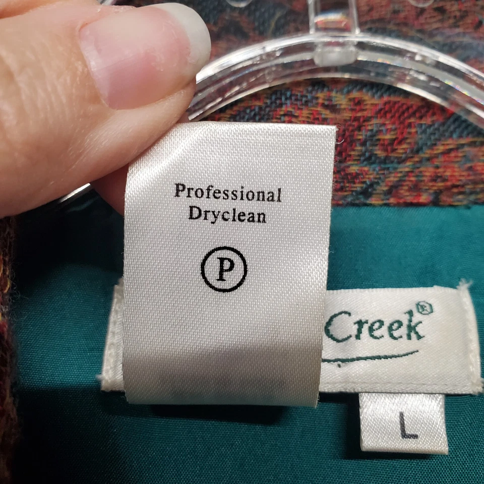 Chaqueta Coldwater Creek Mujer Grande Otoño Otoño Lana Cachemira Blazer Cuentas Lentejuelas Foto 4 de 4