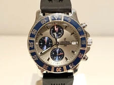 "FESTINA"SPORT DIVER STYLE ST.STEEL 38.5mm LADIES MEN'S CHRONOGRAPH QUARTZ WATCH