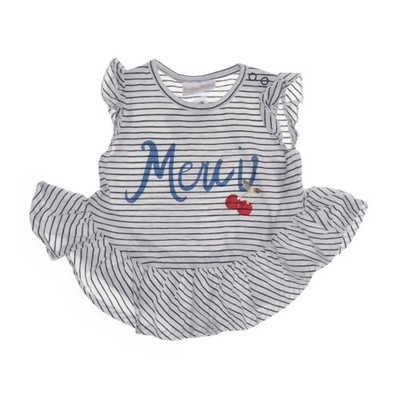 Lindex Baby, Body, Größe: 62, Weiß/Blau/Schwarz/Rot, Baumwolle/Metallfaser #Nyc