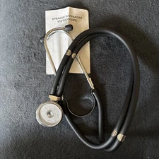 Sprague Rappaport Stethoscope STUDENT Adult Dual Chestpiece 5Way Converts NEW