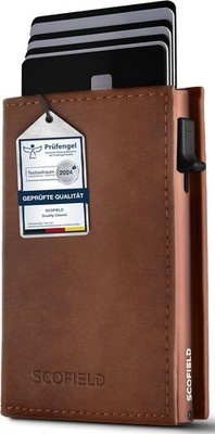 SF SCOFIELD Duality Magflip Slim Wallet ohne Münzfach | Kartenetui Herren