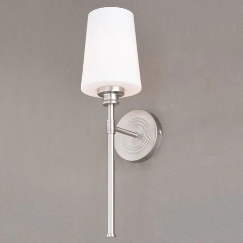 Vaxcel Lighting W0355 Clark 1 Light 19" Tall Wall Sconce - Nickel - Picture 6 of 7
