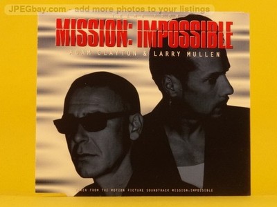 Adam Clayton Theme From Mission: Impossible (L81) 5 Track CD Single including Pi