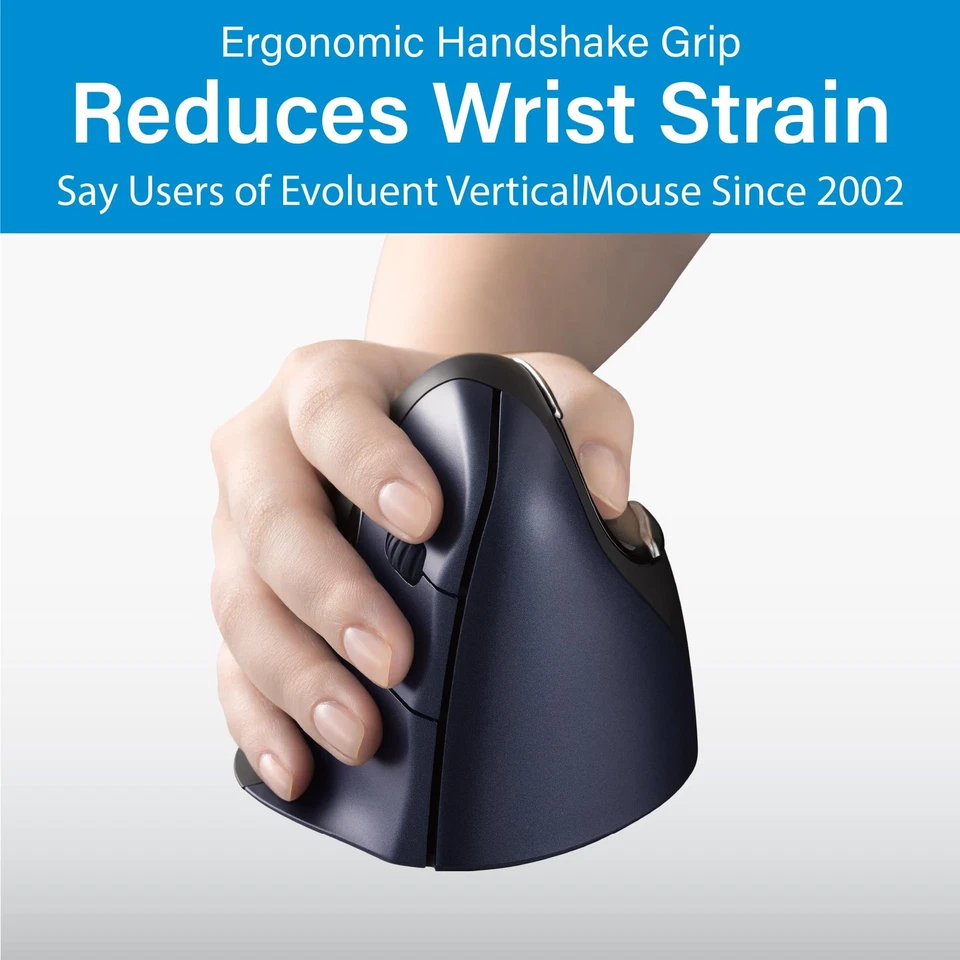 – Inventor of the Vertical Mouse – VM4RW Ergonomic Vertical Mouse Right Hand ... - Image 2 of 4