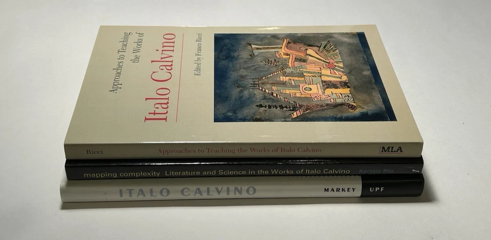 Essays on novels books by Italo Calvino Cosmicomics Mr. Palomar LITCRIT BOOK LOT - Image 2 of 4