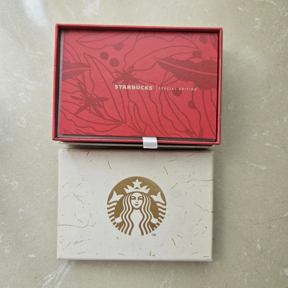 China Starbucks 2017 Special Edition Card Metal Strip Card gift box - Image 3 of 4