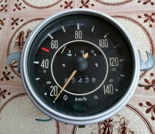 VW Käfer Tachometer 113 957 021K, bis 140 km/h und Tankanzeige