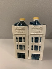 KLM Blue Delft #75 By BOLS Holland Ceramic Amsterdam House Sealed *Empty* -2 