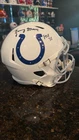 Lenny Moore Signed Baltimore Colts F/S Riddell Speed Replica Helmet Schwartz