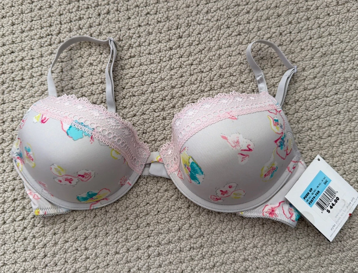 NWT Calvin Klein gray Push-up Bra 36C | eBay
