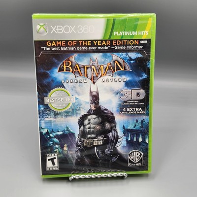 Batman: Arkham Asylum Game of the Year Edition (Xbox 360) Brand NEW / SEALED