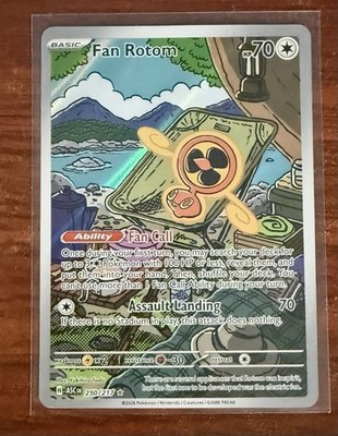 Fan Rotom 250/217 Illustration Rare - Ascended Heroes Pokémon