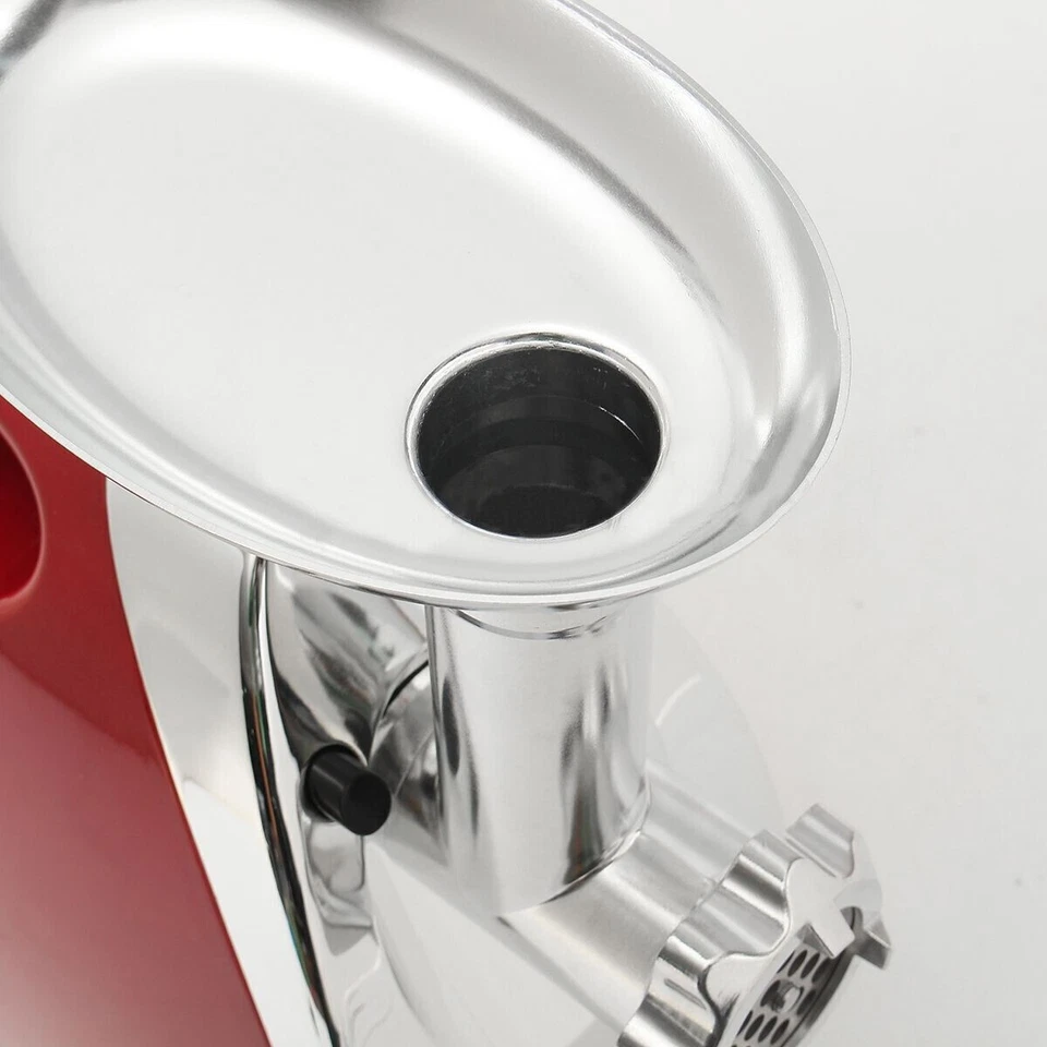 Picadora de carne eléctrica de uso comercial 2800 W picadora relleno de salchichas 4 platos Foto 4 de 4