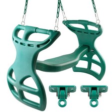 NEW Dual Glider Swing for Kids 2-Person Back-to-Back Swing Set Heavy Duty