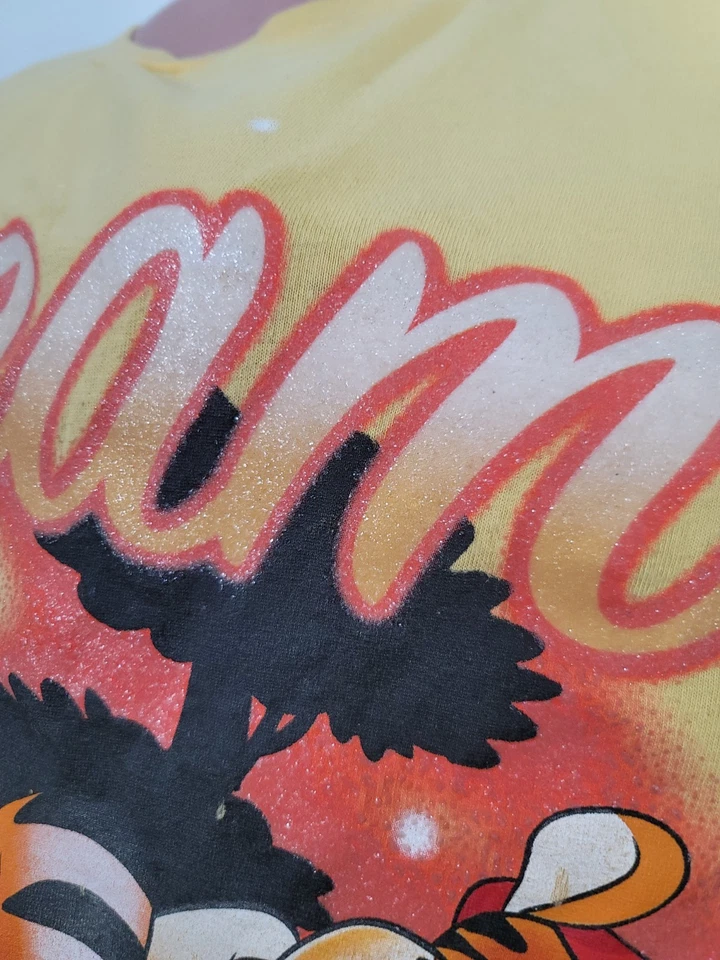 Camisa de Colección Años 90 Winnie The Pooh Brillo Largo Dormir Natación Cubrir Talla Única De Colección Foto 4 de 4