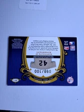 Baseball Donruss Timeless Treasures 2003 Yogi Berra Authentic Worn Jersey 1/100