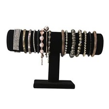 T-Bar Bracelet Holder,Bracelet Display Stand For Selling,Jewelry Black Velvet
