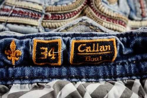 $220 Mens Rock Revival Jeans "Callan" Leather Inserts Boot 34 X 30 - Picture 7 of 13