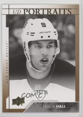 2017-18 Upper Deck Portraits Gold 25/25 Taylor Hall #P-11 2js