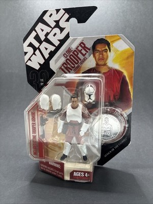 2007 Hasbro Star Wars 30th Clone Trooper Training Fatigues 3.75'' Figure