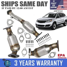 3Pcs Catalytic Converter Set For 2009-2017 Chevy Traverse 3.6L 16547 16548 16574