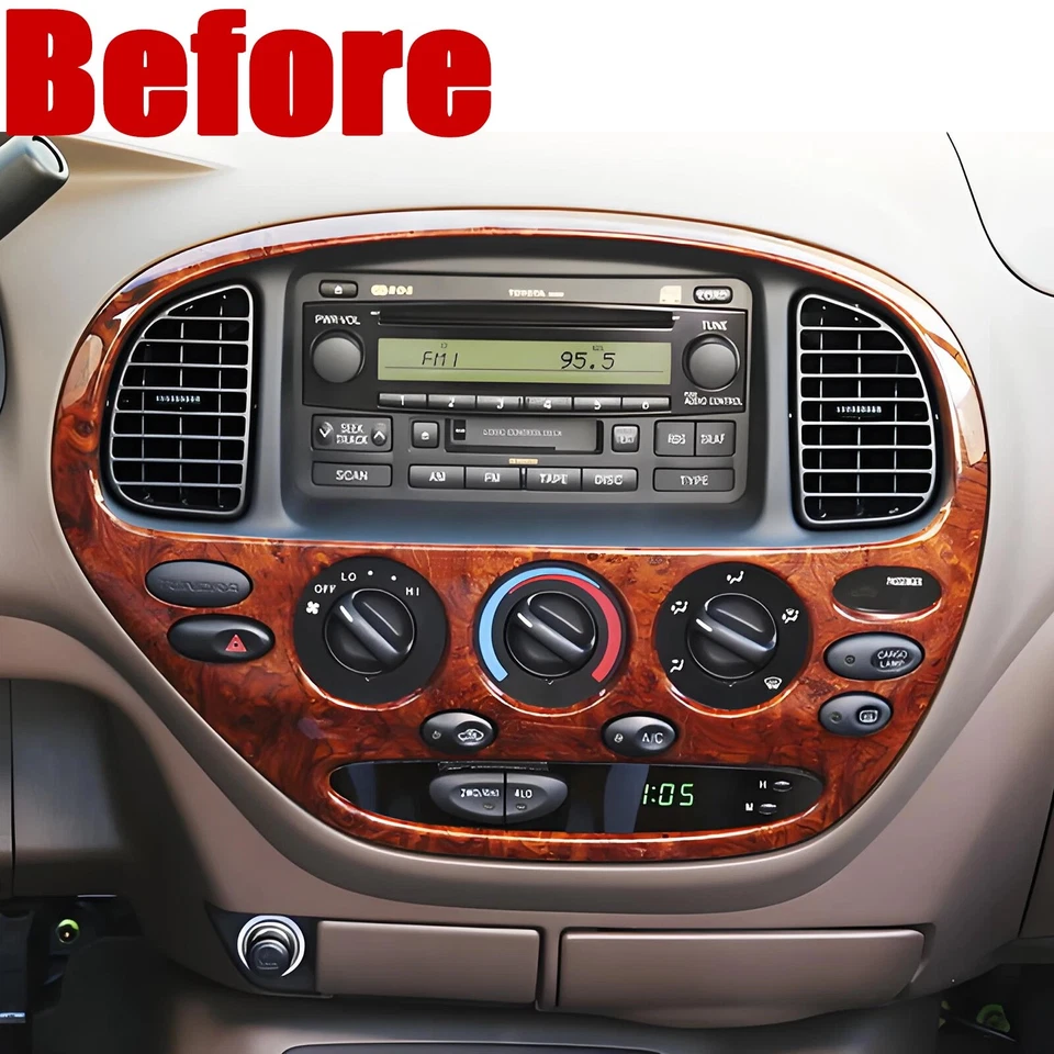 Radio estéreo GPS para automóvil Apple Carplay 9,7"" para Toyota Tundra 2002-2006 Android 14 Foto 2 de 4