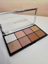 Revolution Sweet Cheeks Blush & Highlighter Palette 8 Shades Neutral Nude