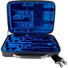Protec Double Clarinet Micro ZIP Case Black Blue NEW IN BOX FRom USA