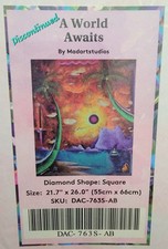 A WORLD AWAITS Diamond Art Club Kit DAC 21"x26" Madartstudios DISCONTINUED NEW