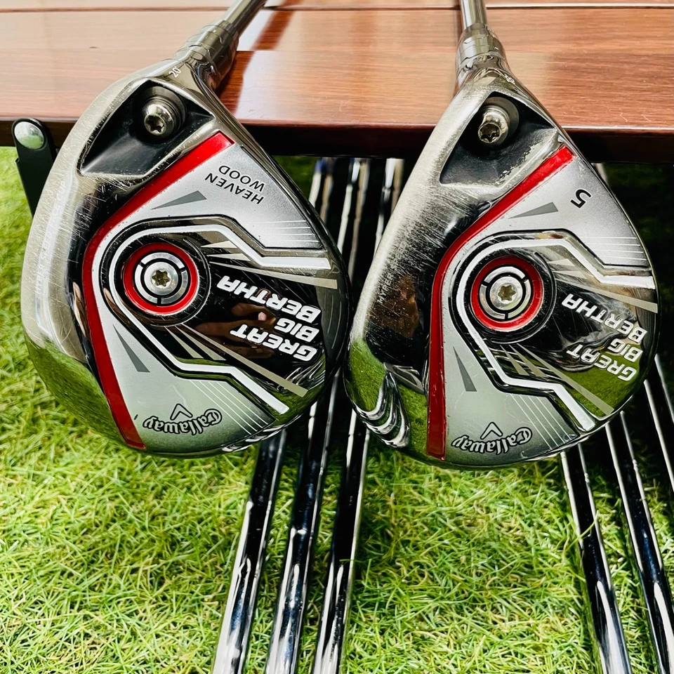 Callaway GREAT BIG BERTHA 1w3w5w Heven X22 Iron 59PA 11Pcs Flex S RH Golf Club - Image 3 of 4