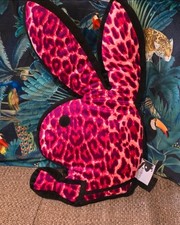 Official Playboy Bunny Pillow rare Leopard print 2000s vintage