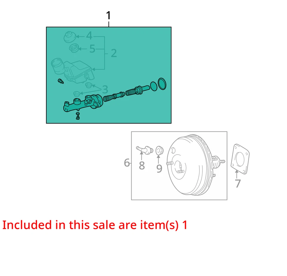 SE ADAPTA A CILINDRO PONTIAC VIBE 2003-2008 BRK MAS 88971205 - NUEVO FABRICANTE DE EQUIPOS ORIGINALES 88971205 Foto 2 de 3