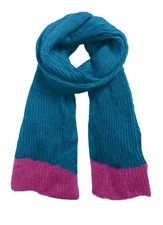 Warm and Cozy Unisex Fashion Knit Long Loose Hand Knit Scarf Wrap Shawl (Teal)