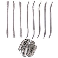 8X Raspel Feilen Set FüR Holz Speckstein Feilen Raspeln Feilensatz